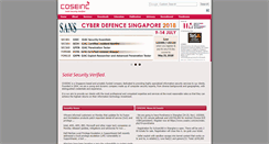 Desktop Screenshot of coseinc.com