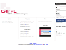 Tablet Screenshot of camal.coseinc.com
